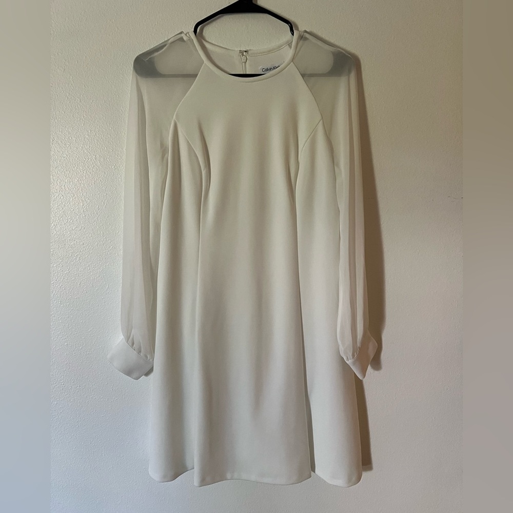 Calvin Klein white dress